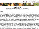 Position on Carbon Footprinting & Labelling (2010)