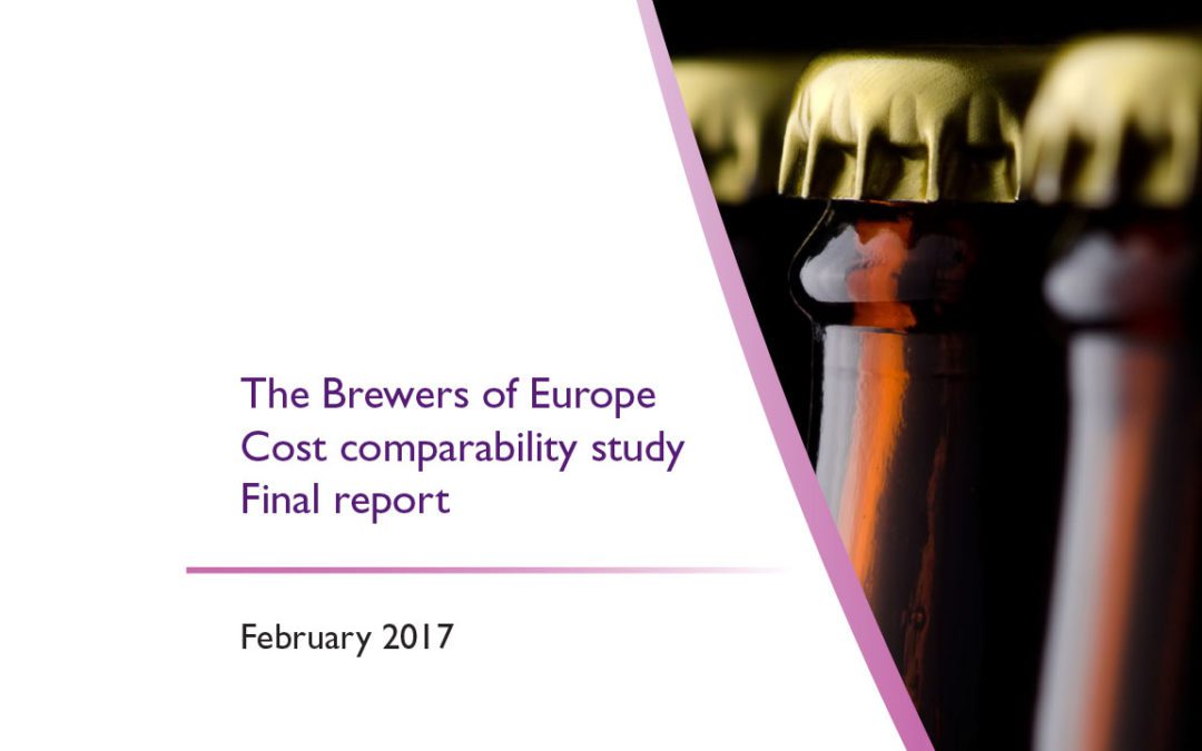 The Brewers of Europe Cost comparability study – Final report