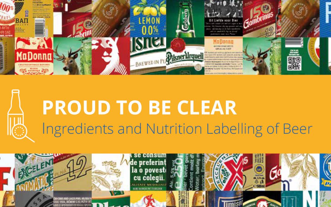 Proud To Be Clear: Ingredients and Nutrition Labelling of Beer