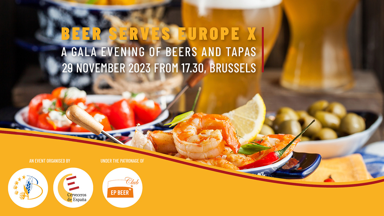 Beer Serves Europe X, a gala evening of beer and tapas