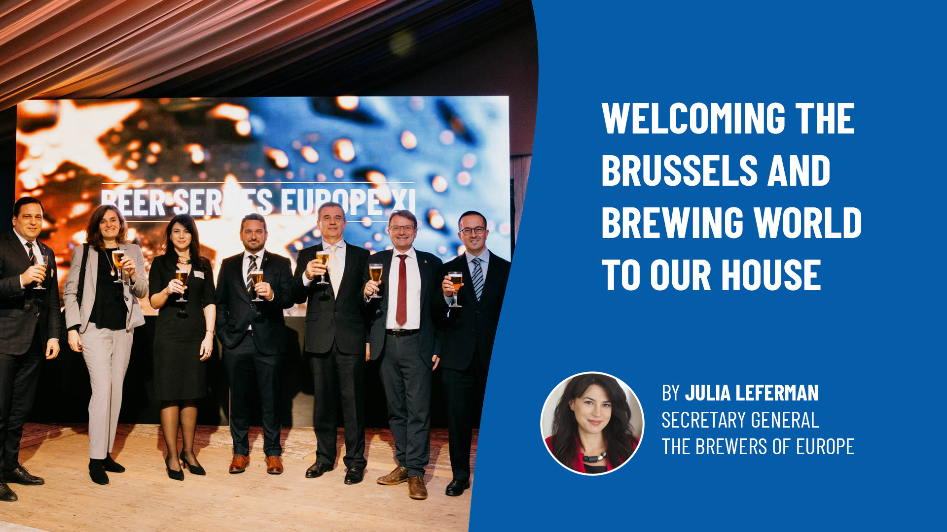 Welcoming the Brussels and brewing world to our house
