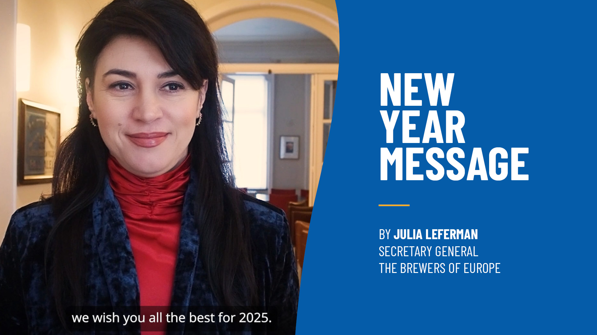 New Year Message from Julia Leferman