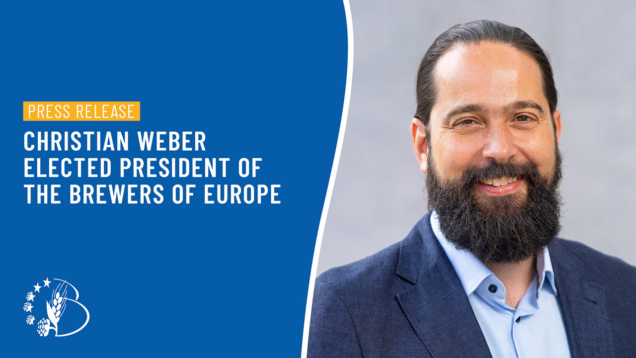 Christian Weber elected President of The Brewers of Europe